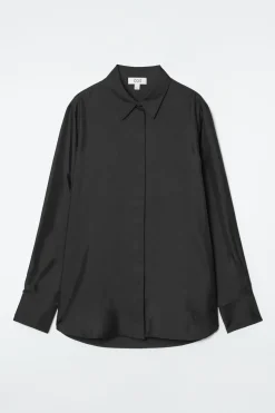 Discount COS KOSZULA OVERSIZE Z CZYSTEGO JEDWABIU