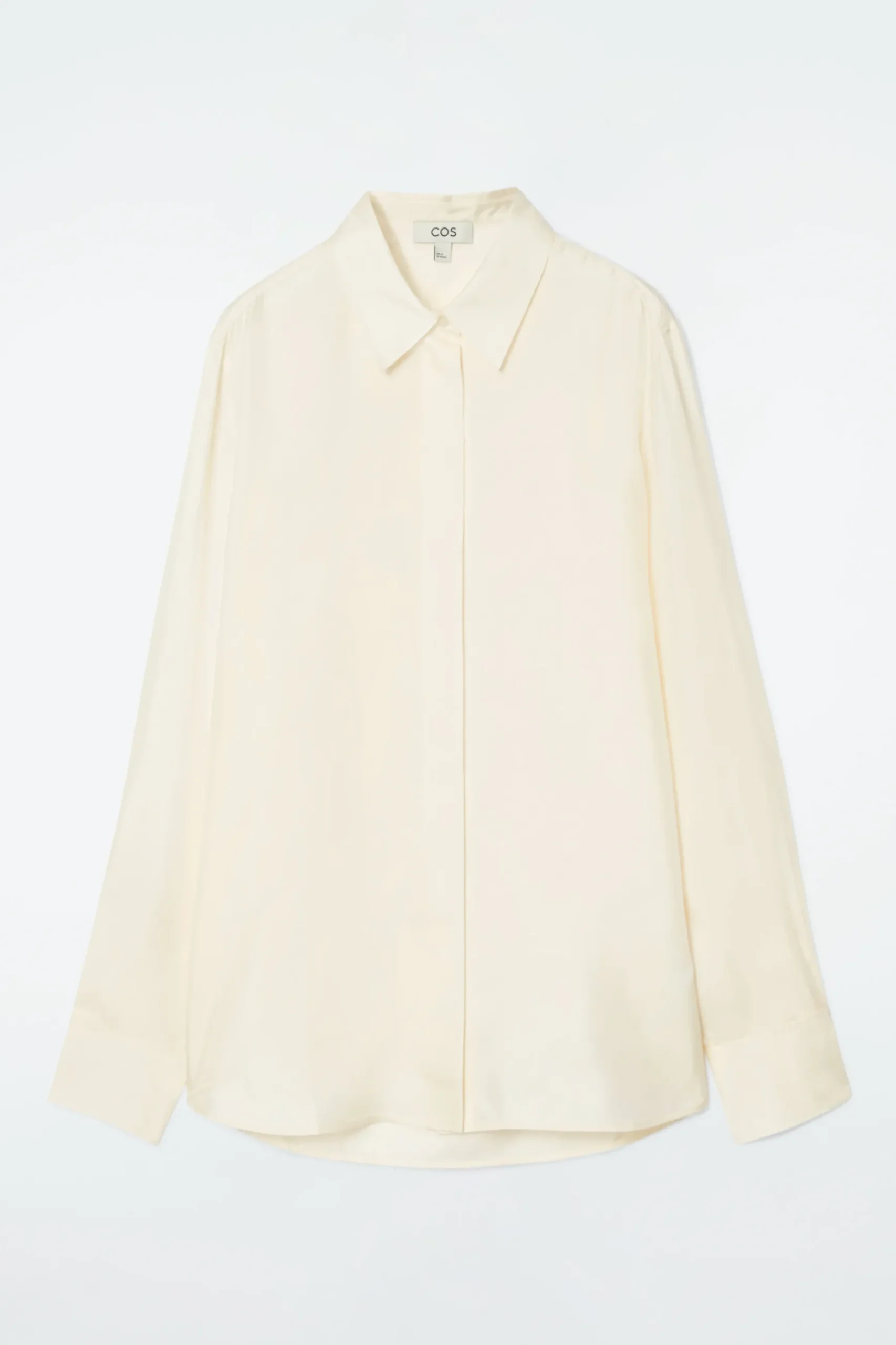New COS KOSZULA OVERSIZE Z CZYSTEGO JEDWABIU