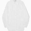 Online COS KOSZULA OVERSIZE Z MIESZANKI ZAWIERAJĄCEJ BAWEŁNĘ