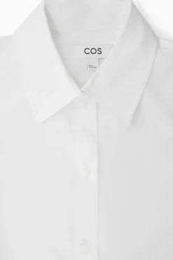 Online COS KOSZULA OVERSIZE Z MIESZANKI ZAWIERAJĄCEJ BAWEŁNĘ
