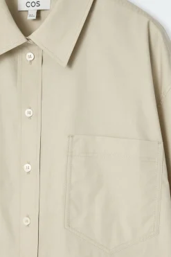 Best COS KOSZULA OVERSIZE Z ZAKRZYWIONYM DOŁEM