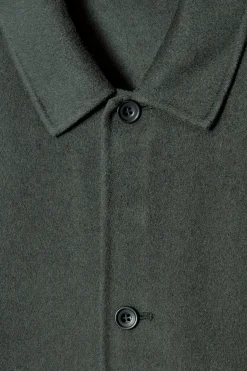 Fashion COS KOSZULA WIERZCHNIA Z DWUSTRONNEGO MATERIAŁU
