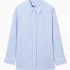 Online COS KOSZULA Z BAWEŁNIANEJ POPELINY RELAXED FIT