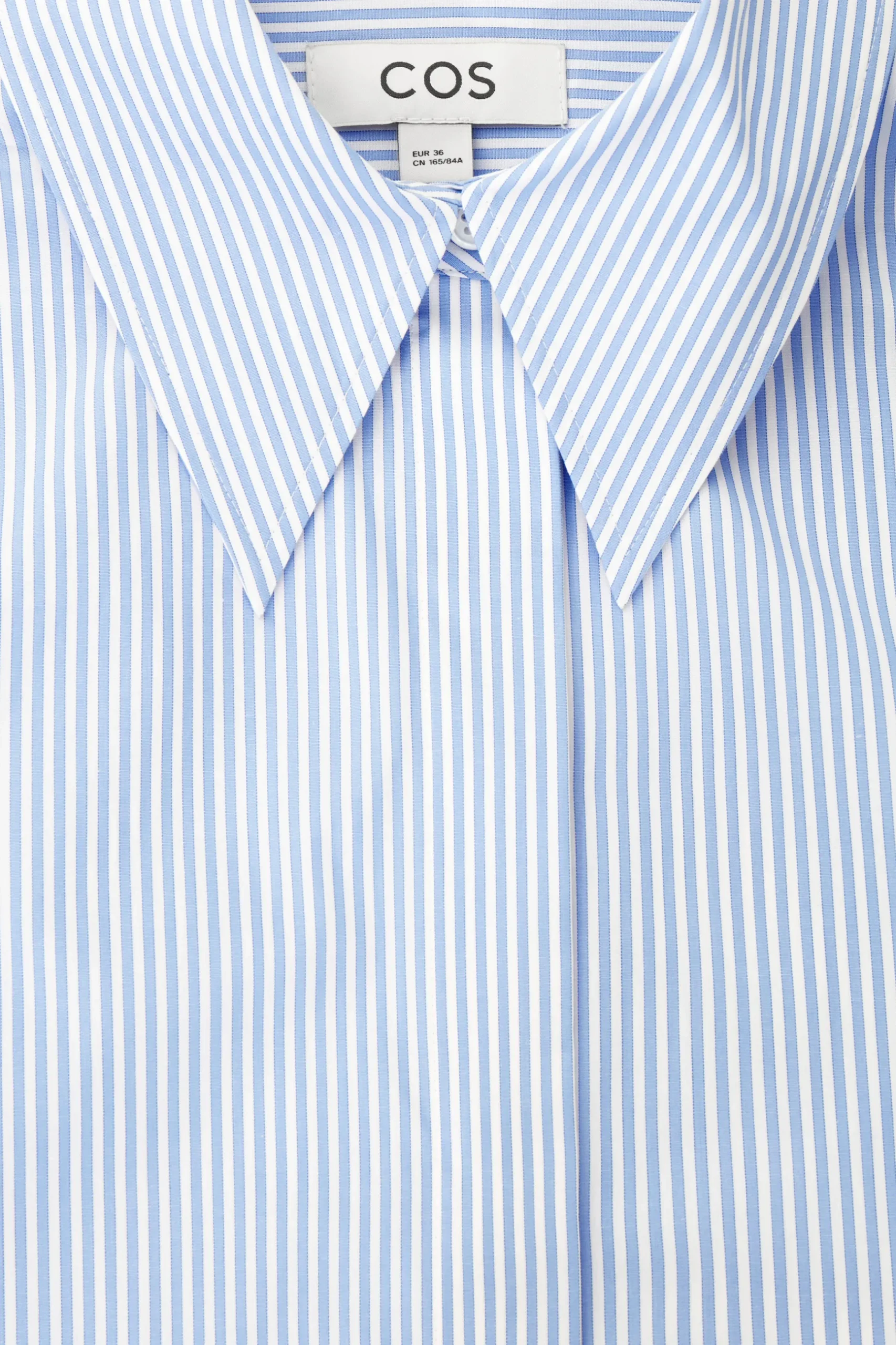 Online COS KOSZULA Z BAWEŁNIANEJ POPELINY RELAXED FIT
