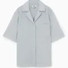 Discount COS KOSZULA Z BAWEŁNY SEERSUCKER – REGULAR FIT
