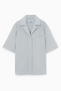 Discount COS KOSZULA Z BAWEŁNY SEERSUCKER – REGULAR FIT