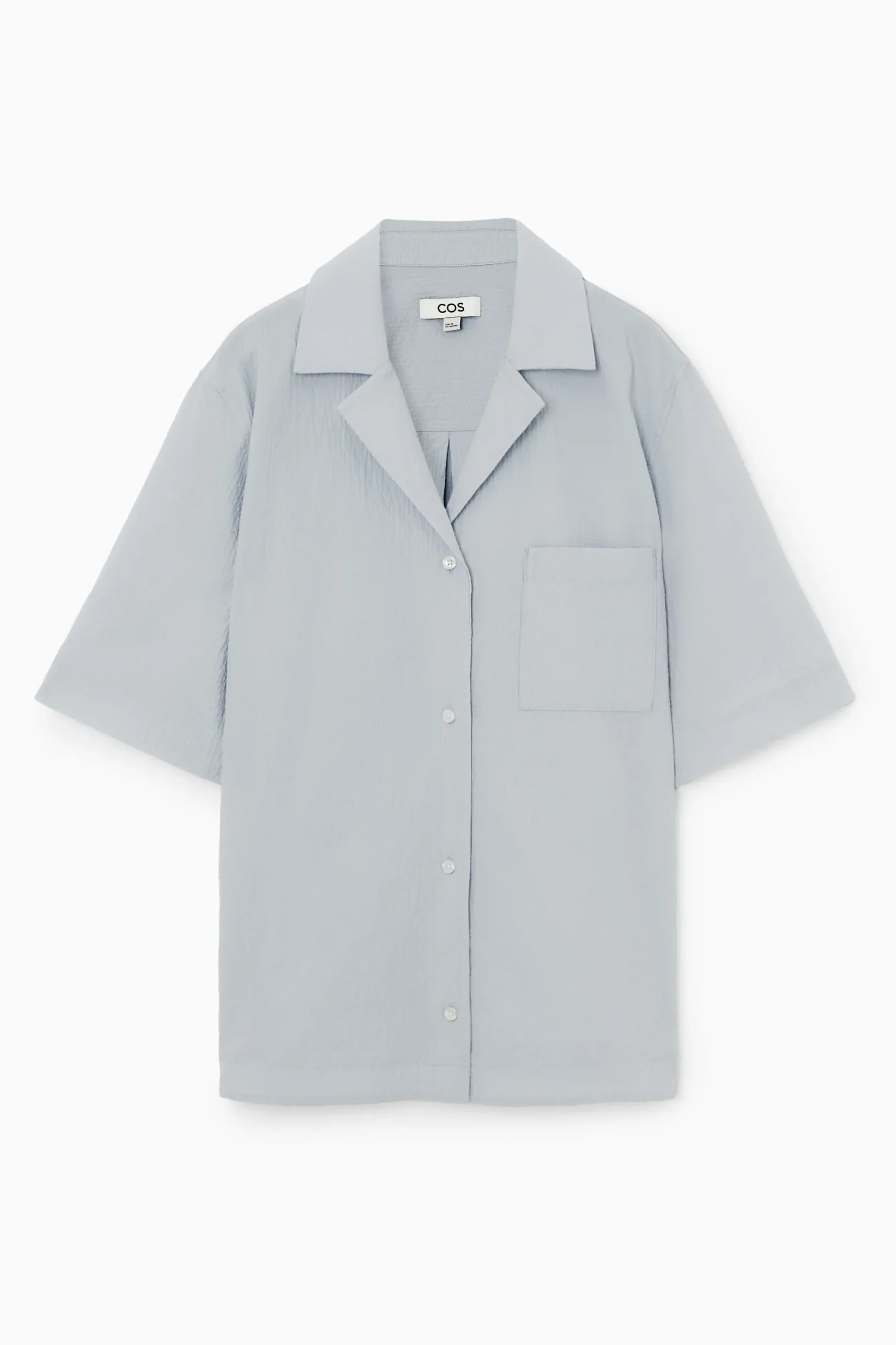 Discount COS KOSZULA Z BAWEŁNY SEERSUCKER – REGULAR FIT