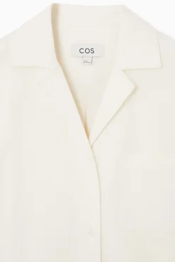 Outlet COS KOSZULA Z BAWEŁNY SEERSUCKER – REGULAR FIT