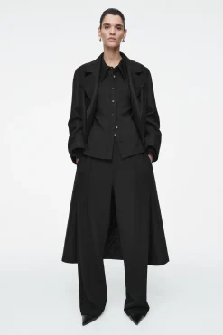 Outlet COS KOSZULA Z DUŻYM KOŁNIERZYKIEM – SLIM FIT