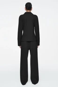 Outlet COS KOSZULA Z DUŻYM KOŁNIERZYKIEM – SLIM FIT