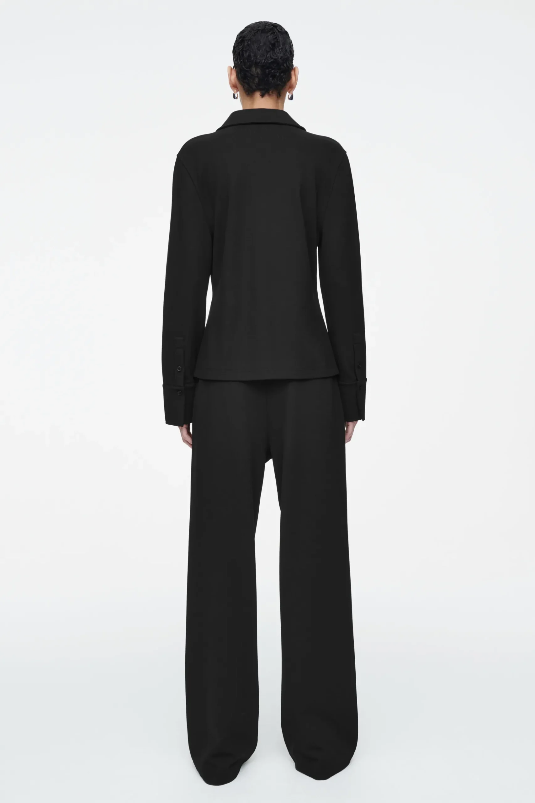 Outlet COS KOSZULA Z DUŻYM KOŁNIERZYKIEM – SLIM FIT