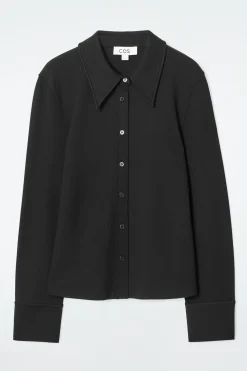 Outlet COS KOSZULA Z DUŻYM KOŁNIERZYKIEM – SLIM FIT