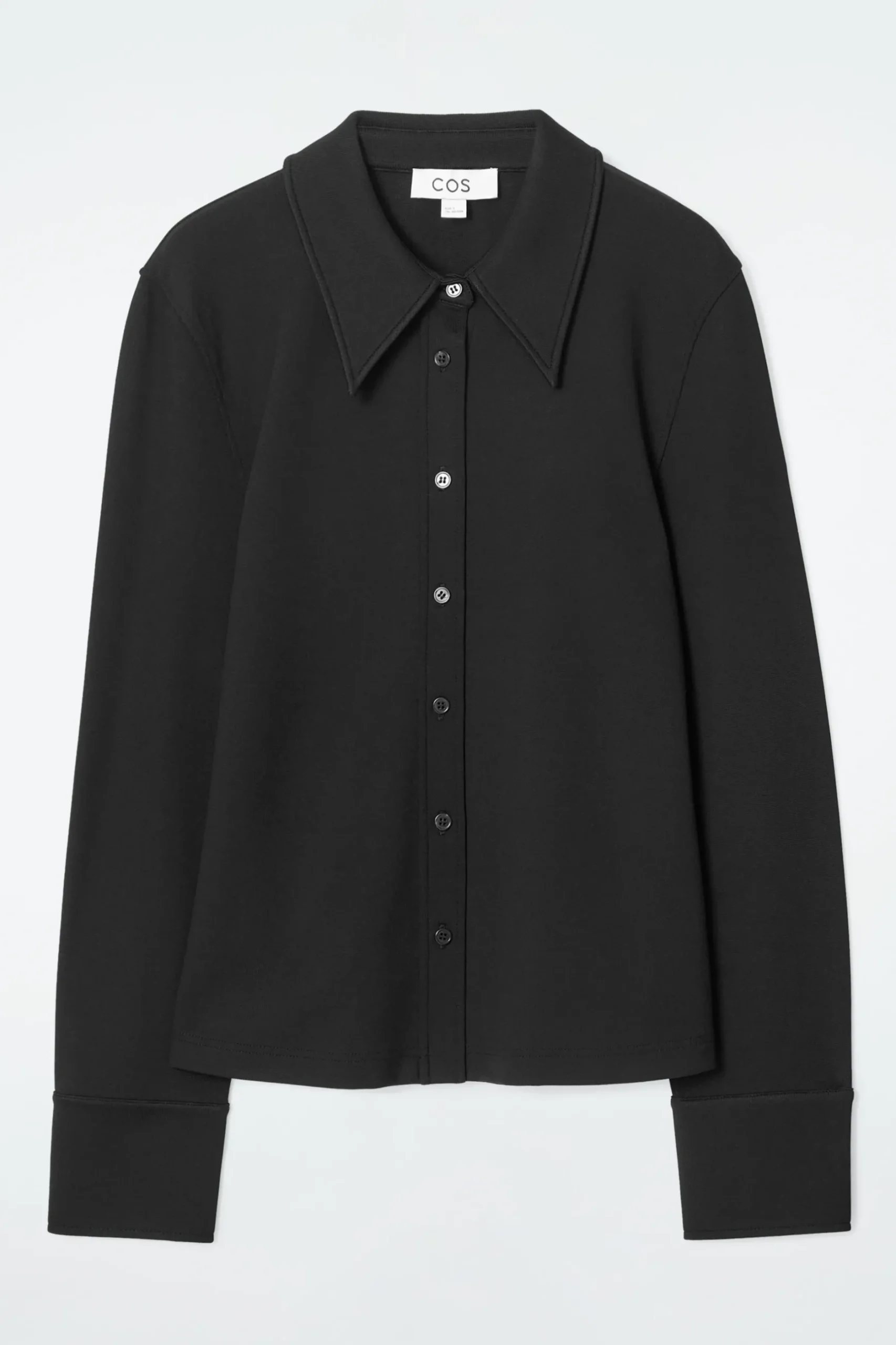 Outlet COS KOSZULA Z DUŻYM KOŁNIERZYKIEM – SLIM FIT