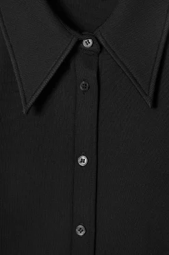 Outlet COS KOSZULA Z DUŻYM KOŁNIERZYKIEM – SLIM FIT