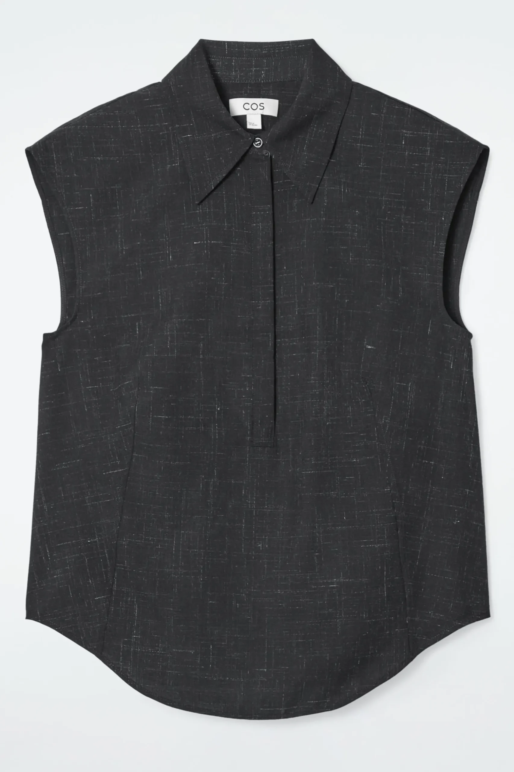 Sale COS KOSZULA Z KONTRASTUJĄCYMI WŁÓKNAMI – SLIM FIT