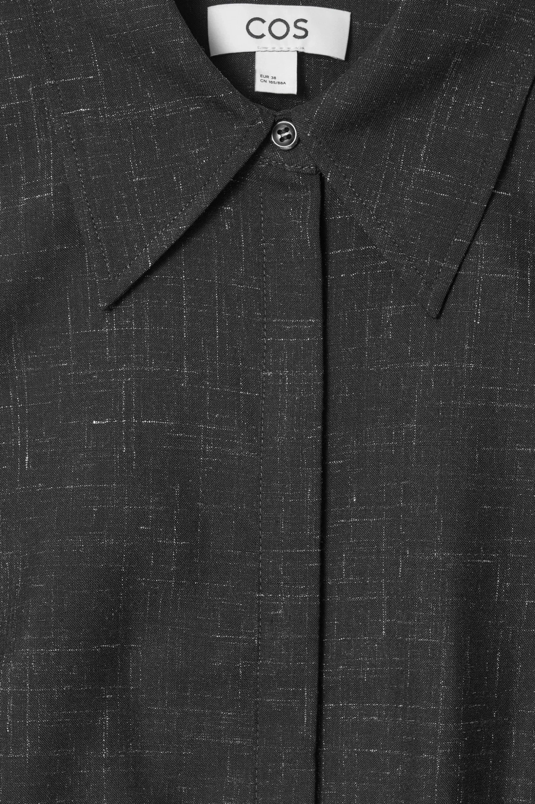 Sale COS KOSZULA Z KONTRASTUJĄCYMI WŁÓKNAMI – SLIM FIT