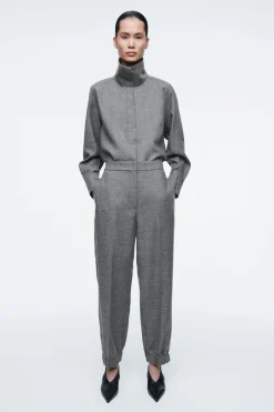 Discount COS KOSZULA Z WEŁNIANEJ FLANELI – RELAXED FIT