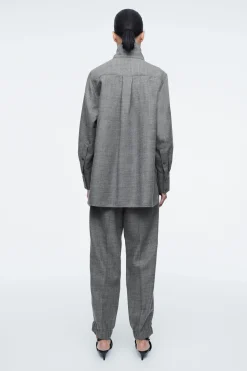 Discount COS KOSZULA Z WEŁNIANEJ FLANELI – RELAXED FIT