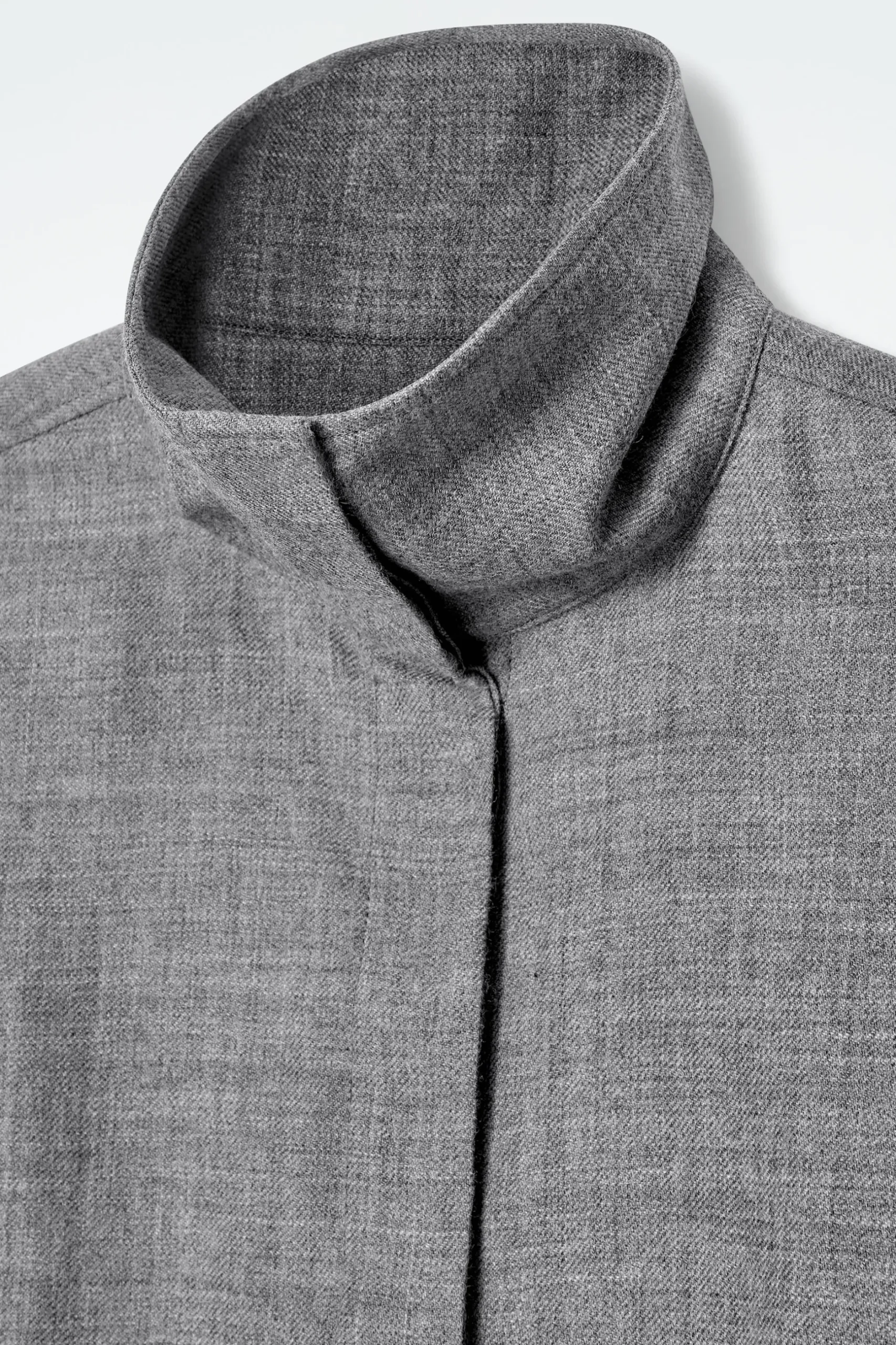 Discount COS KOSZULA Z WEŁNIANEJ FLANELI – RELAXED FIT