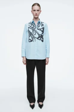 Clearance COS KOSZULA ZE ZDOBIENIEM – RELAXED FIT