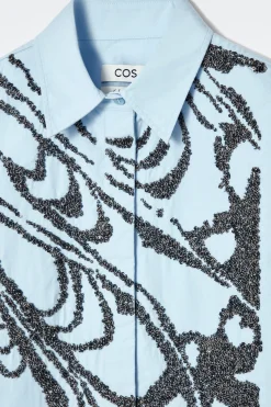 Clearance COS KOSZULA ZE ZDOBIENIEM – RELAXED FIT
