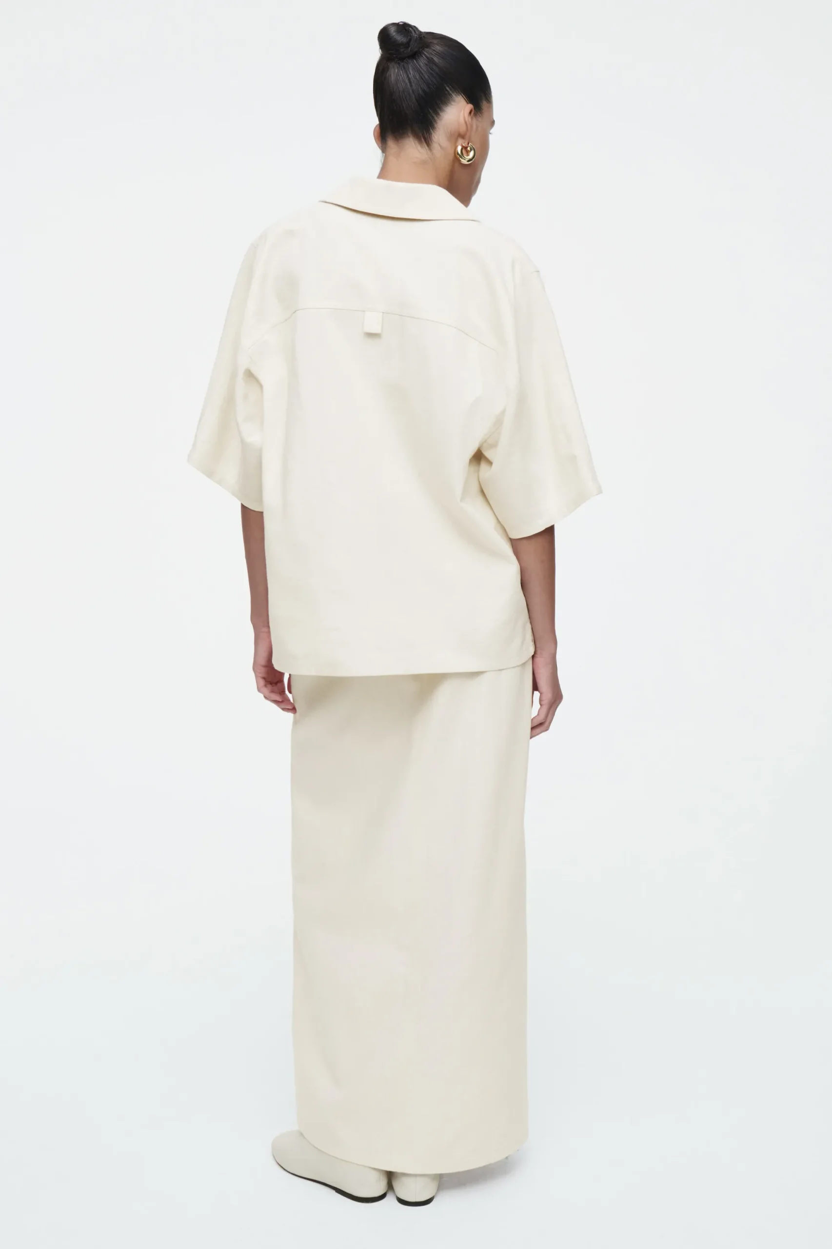 Clearance COS KOSZULKA POLO OVERSIZE Z LNEM