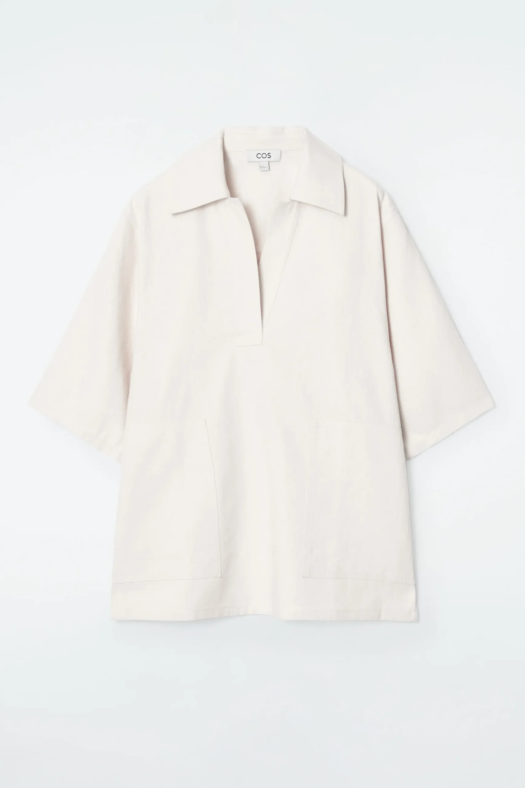 Clearance COS KOSZULKA POLO OVERSIZE Z LNEM