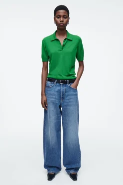 Outlet COS KOSZULKA POLO Z WEŁNĄ MERINO