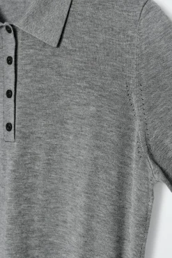 Online COS KOSZULKA POLO Z WEŁNĄ MERINO