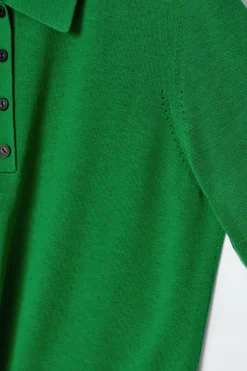 Outlet COS KOSZULKA POLO Z WEŁNĄ MERINO