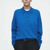Discount COS KOSZULKA POLO Z WEŁNY MERINO