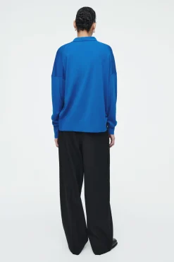 Discount COS KOSZULKA POLO Z WEŁNY MERINO
