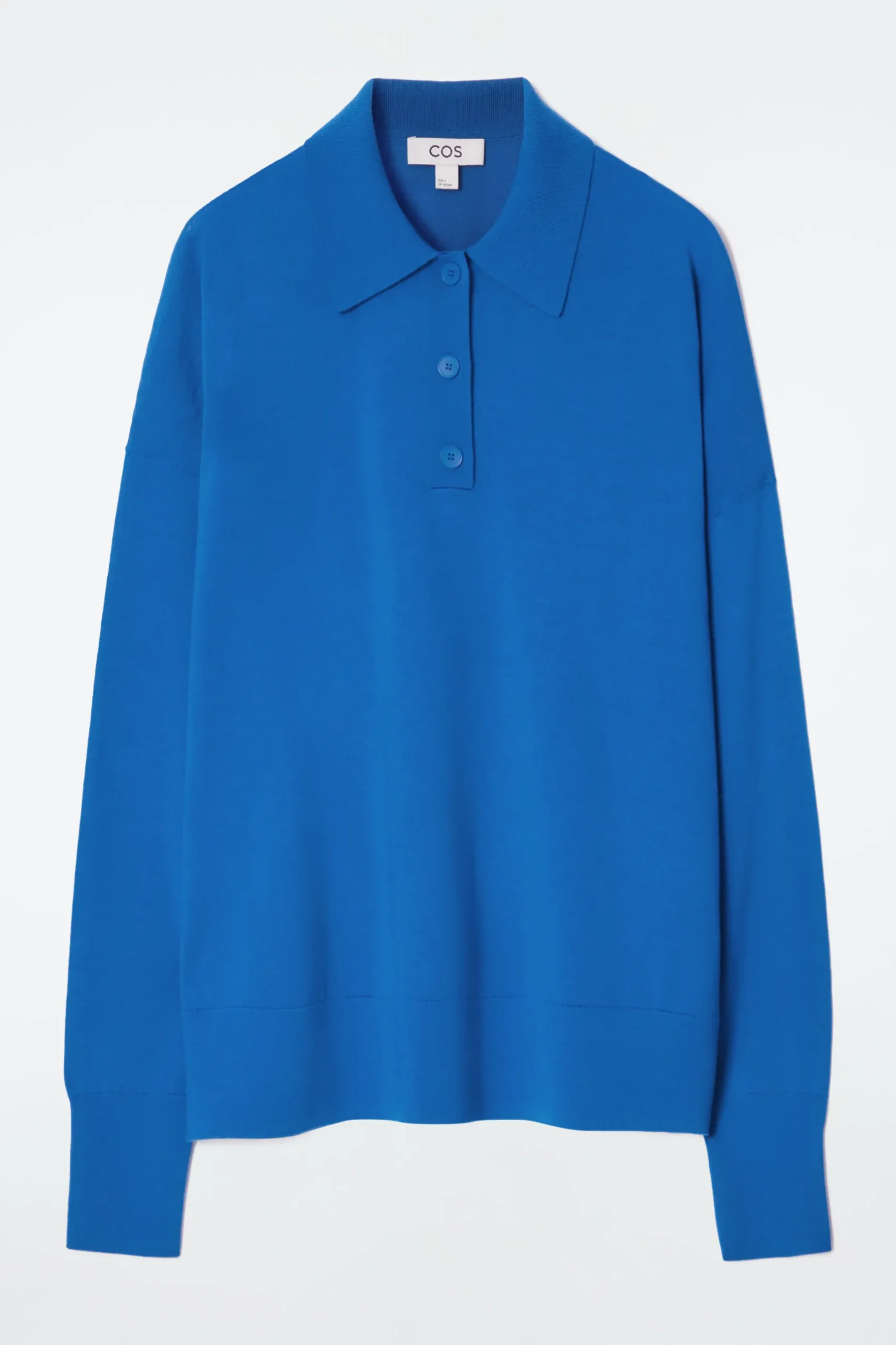 Discount COS KOSZULKA POLO Z WEŁNY MERINO
