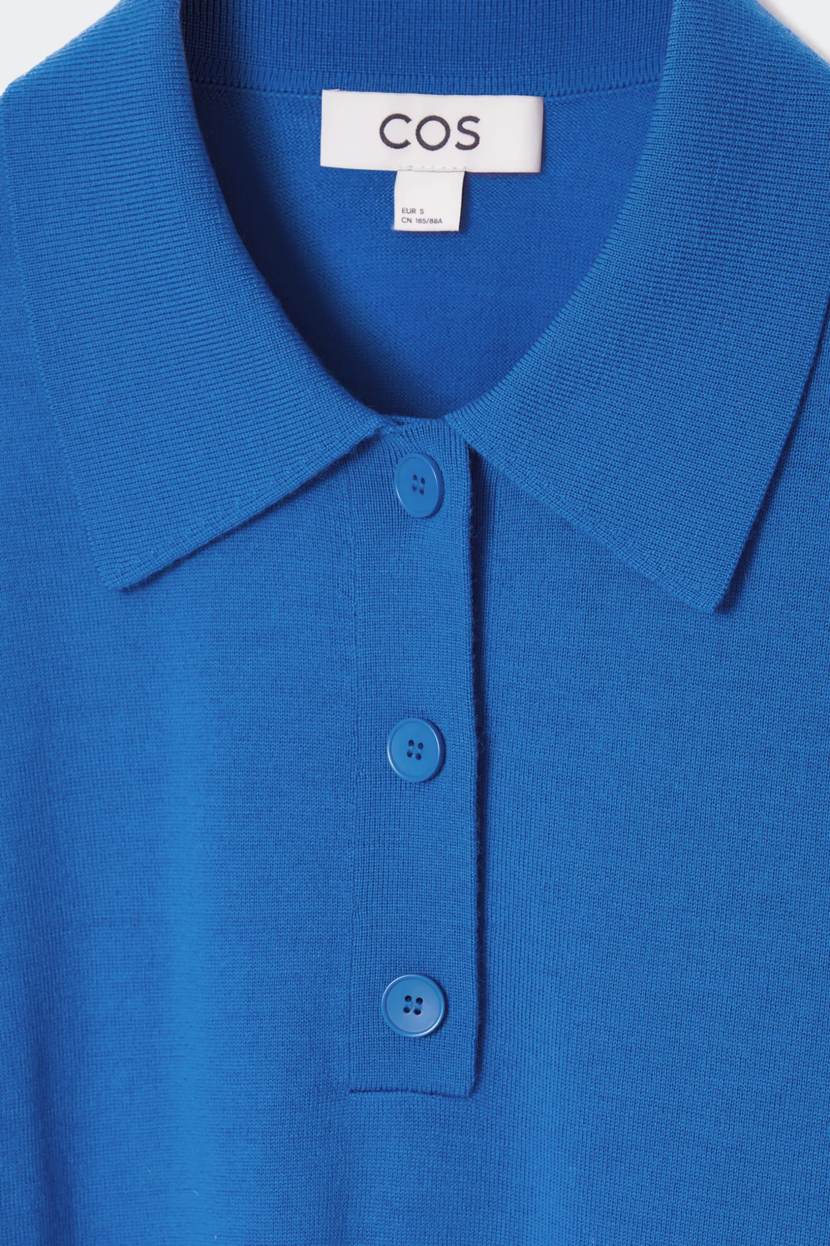 Discount COS KOSZULKA POLO Z WEŁNY MERINO