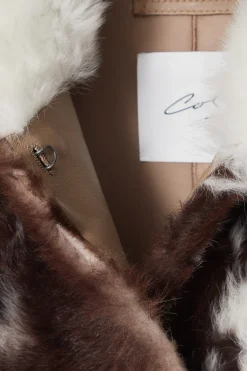 Fashion COS KOŻUSZKOWY PŁASZCZ Z WYSOKIM KOŁNIERZEM