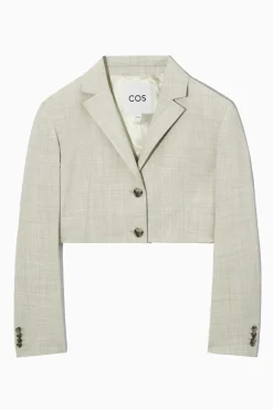 Outlet COS KRÓTKA WEŁNIANA MARYNARKA – REGULAR FIT