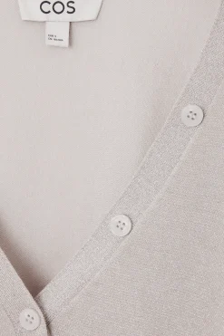 Best COS KRÓTKI KARDIGAN Z MIESZANKI Z WEŁNĄ