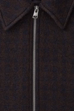 Online COS KURTKA OVERSIZE Z GOTOWANEJ WEŁNY