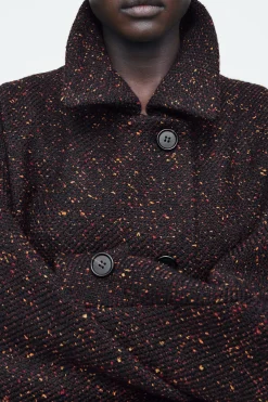 Fashion COS KURTKA Z MIESZANKI Z KONTRASTUJĄCYMI WŁÓKNAMI