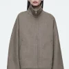 Discount COS KURTKA Z MIESZANKI Z WEŁNĄ – OVERSIZED FIT