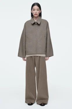 Discount COS KURTKA Z MIESZANKI Z WEŁNĄ – OVERSIZED FIT