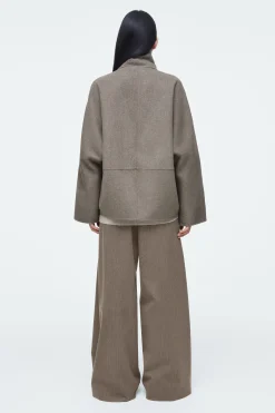 Discount COS KURTKA Z MIESZANKI Z WEŁNĄ – OVERSIZED FIT