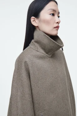 Discount COS KURTKA Z MIESZANKI Z WEŁNĄ – OVERSIZED FIT