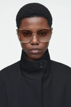 New COS KWADRATOWE OKULARY PRZECIWSŁONECZNE „GLEAM”