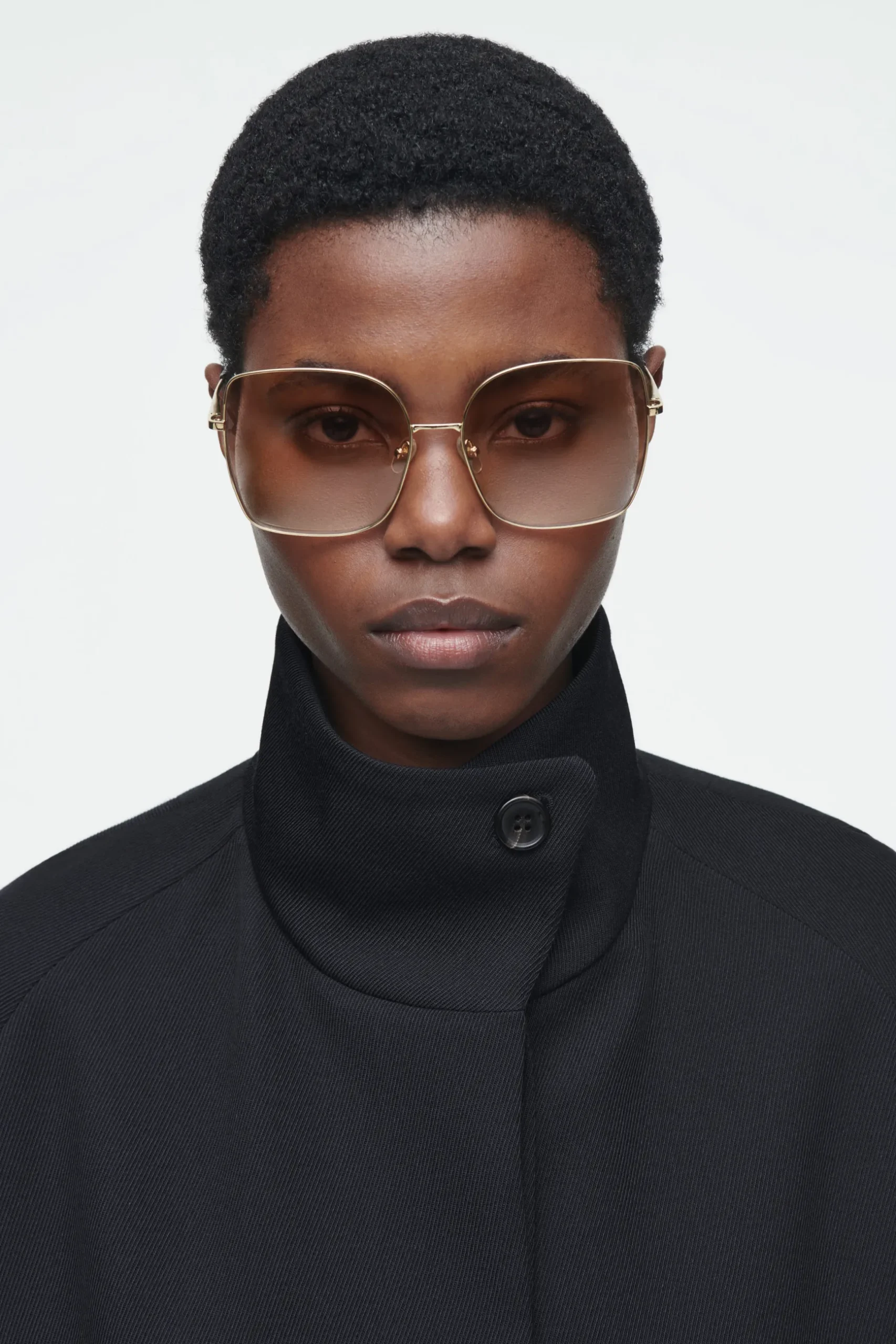 New COS KWADRATOWE OKULARY PRZECIWSŁONECZNE „GLEAM”