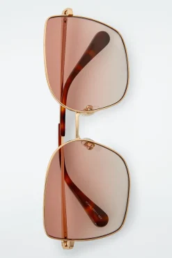 New COS KWADRATOWE OKULARY PRZECIWSŁONECZNE „GLEAM”