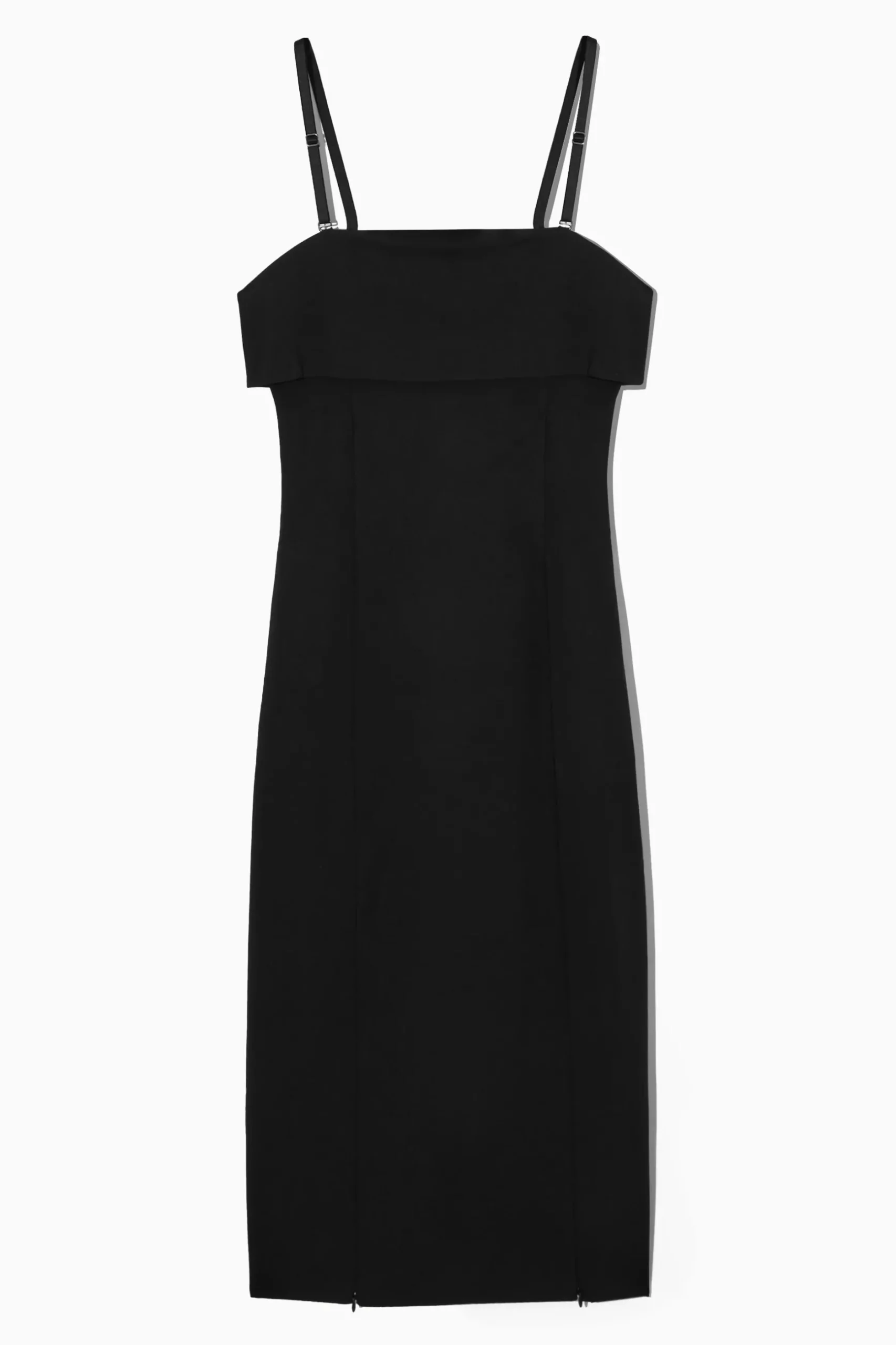 Outlet COS LAYERED BANDEAU MIDI DRESS