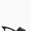 Discount COS LEATHER MULES Czarny