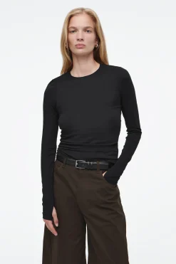 Fashion COS LEKKA BLUZKA Z DŁUGIM RĘKAWEM – SLIM FIT