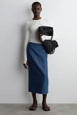 Discount COS LEKKA BLUZKA Z DŁUGIM RĘKAWEM – SLIM FIT
